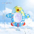 Miniatyrbild 2 av 5: Barnuppblåsbar pool flytring simring säte båt baby flygplansdesign style4