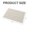 Pikkukuva 2 / 5: Lämmönkestävät tablettien suojukset, tahroja hylkivät, liukumattomat, pestävät PVC-pöytämatot beige