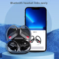 Pikkukuva 2 / 5: Langattomat nappikuulokkeet, Bluetooth 5.3 -kuulokkeet, joissa on melua vaimentava mikrofoni, LED-näyttö, urheiluun, juoksuun ja treeniin