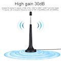 Miniatyrbilde 4 av 5: TV Antenne Innendørs, DAB FM Radioantenne Teleskopisk FM Antenne, med Magnetisk Base og 3 Meter Skjøteledning, Bærbar TV Antenne -GSL