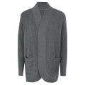 Miniatyrbillede 5 af 5: Langærmet åben front afslappet løs blød strik cardigan sweater overtøj til kvinder Pink Small