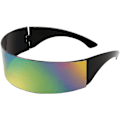 Pikkukuva 1 / 5: 80-luvun Futuristiset Visiiri Cyber Aurinkolasit Miehet Naiset Futuristinen Punk-tyyli Cosplay style4