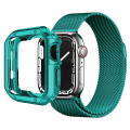Miniatyrbilde 1 av 5: Beskyttelsesdeksel for Apple Watch Series 1/2/3 38mm, Presis utskjæring Anti-Drop TPU Klokkedeksel Green