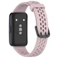 Mjukt andningsbart silikonarmband för Huawei Band 8 Pink