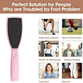 Miniatyrbild 5 av 5: Fotfil Kit Fot Scrubber Fot Rasp Och Dubbelsidig Hälfil Pedikyrverktyg Callus Remover Fan-shaped pink (pink OP)