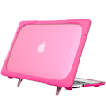 Pikkukuva 1 / 5: PC-läppärikotelo jalustalla MacBook Air 13\" A1932/A2179/A2337 -malleille, Suojaava kannettavan tietokoneen suojus Rose