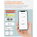 Miniatyrbillede 3 af 5: Label Maker D30 2021 Bærbar Trådløs Forbindelse Labelprinter Pink
