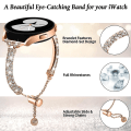 Miniatyrbild 4 av 5: 20mm klockarmband för Samsung Galaxy Watch 6 40mm 44mm, armband i koppar Rose Gold