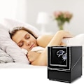 Miniatyrbillede 4 af 5: Seneste Dobbelt Watch Winder Boks, Lydløs Motor, Dobbelt Automatisk Ur Winder Rotations Opbevaringsdisplayboks til Automatiske Mekaniske Ure - Sort