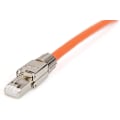 Miniatyrbillede 3 af 5: 360 Skærmet Cat6a Feltstik - Værktøjsfrit Rj45 Stik - 10gbase-t 500 Mhz - Awg 26/7 Til 22/1