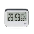 Stoppur, stora siffror, högt alarm, magnetisk montering. Köktimer, klassrumstimer, grå