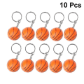 Miniatyrbilde 1 av 4: 10 stk Mini Basketball Nøkkelring Kreative Nøkkelringer Suvenir Anheng For Spillere Utøvere Gutter Lagkamerater (oransje)