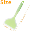 Miniatyrbild 2 av 5: Silikonspatel pannkaksspade omelettspatel vändare för ägg fisk pannkaka pizza och biff bred mjuk pizzaspade non-stick värmebeständig kök Clear Green Large