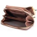 Pikkukuva 5 / 5: Tyylikäs PU-nahkainen kosketusnäytöllinen puhelimen kantolaukku kolikkokukkaro naisten crossbody-laukku Deep Pink
