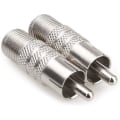 Miniatyrbilde 5 av 5: 2 stk Type Hunn Rca Plugg Kompositt Phono Hann Video Adapter Koaksial Kabel Splitter, f Satellittkabel Antennekontakter