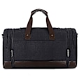 Miniatyrbillede 2 af 5: Canvas Rejsetaske Stor Crossbody Taske Stor Kapacitet Rejse Tote Weekendtaske Praktisk Håndbagage Tasker Herre Duffel Bag Black