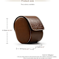 Miniatyrbild 4 av 5: Klockförpackningslåda Läderklockförvaringslåda Individuell klockreseförpackning Jul Klockpresentförpackning
