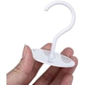 Miniatyrbilde 2 av 3: Tak kroker for hengende planter, 2 stk metall veggmonterte lykthengere for hengende fuglematere, vindklokker, plantekasser, utendørs dekorasjonskroker
