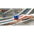 Miniatyrbild 4 av 5: Kinetiska skrivbordsleksaker, optisk illusionsfidgetspinnerboll i full storlek, presenter till män, kvinnor, barn, storlek 55 mm Blue
