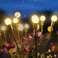 Pikkukuva 3 / 5: Aurinkopuutarhavalot - 2 kpl Led Aurinkokuhankeittäjävaloja Colorful 8 head