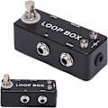 Miniatyrbillede 3 af 5: Guitar Loop Effekt Elektrisk Guitar Loop Effekt Pedal Sort True Bypass Kanalvalg til Elektrisk Bas