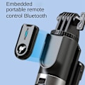 Miniatyrbillede 2 af 5: 1,8 m Bærbar Selfie Stick i Aluminiumlegering Udtrækkeligt Tripod Stativ 360° Roterende Telefonholder