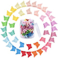 Miniatyrbillede 1 af 4: Sommerfugle Hårklemmer til Piger Kvinder, 72 stk. Små Hårklemmer, Søde Skridsikre Mini Plastikklemmer, 18 Assorterede Farver