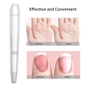 Miniatyrbild 3 av 5: Bärbar elektrisk nagelborr Professionell nagelborrsats för akryl, gelnaglar, manikyrpedikyrpolering formverktyg silver