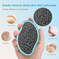 Miniatyrbillede 3 af 5: Glasfodfil Callus Remover, Fodbuffer Brusepedikyrværktøj til Mænd, Kvinder, Blød Fodpleje Blue * black frosted