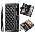 Miniatyrbillede 1 af 3: Etui til iPhone 15 Plus/15 Pro Max Mobiltelefon Etuier Flip Læder Etui til iPhone 15 Pro Max black 15 Pro max