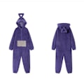 Miniatyrbild 7 av 10: Unisex Teletubbies Kostymer Disi Onesies Lala Cosplay Pyjamas Vuxna Pyjamas Djur Sovkläder Jumpsuit gul S