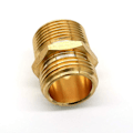 Miniatyrbillede 4 af 5: Messing Havevandslangefitting - Ght Han til Npt Han-stik (2 stk., 3/4?