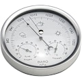 Miniatyrbillede 2 af 5: Vejrstation, analogt barometer med termometer, hygrometer og lufttryksmålinger, designet til enkelhed og let læsbarhed
