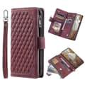 Fodral för Iphone 15 plus/15 Pro max Mobiltelefonfodral Flip Läderfodral för Iphone 15 Pro max burgundy 15 plus