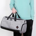 Miniatyrbillede 2 af 5: Oxford Stof Bagage Taske Stor Kapacitet Rejse Sport Fitness Tote Crossbody Taske Grey