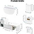 Miniatyrbild 2 av 5: 1 Set Controller Holder Hängande Kod Plast Gardiner Tillbehör Gardiner Tillbehör Vit Controller Ersättning Rullgardin Gardiner Delar Komponent