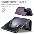 Miniatyrbillede 3 af 5: Z Fold 5 Etui, Pung Læder Støtteben Stødsikkert Etui Kompatibel Samsung Galaxy Z Fold 5 Med Kortholder & RFID-blokering Black For Galaxy Z Fold 5