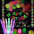 Miniatyrbillede 3 af 5: 30 stk. Skum Glow Sticks - 19\" Blinkende LED Lysende Skum Sticks Multi Farve Batons Lys, Selvlysende Festposer