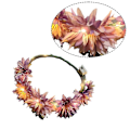 Miniatyrbilde 3 av 5: LED Blomsterkrone, Blomsterkrans Hodebånd Lysende LED Blomsterhodeplagg Blomsterhodebekledning shape7