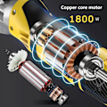 Miniatyrbillede 3 af 5: 1800w Højeffekt Elektrisk Heste Klipper, Elektrisk Professionel Fåre Klipper, 6-Hastigheds Regulering, 2800r/min, Bruges til Barbering af Får, Geder