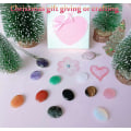 Miniatyrbild 5 av 5: 10 st Healing Crystals Palm Stone Set Oval Crystal Amethyst Rose Quartz Obsidian Clear Quartz Polerade naturstenar Pocket Gemstone Heminredning