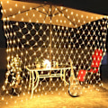Miniatyrbillede 3 af 4: 2*2m LED Lysnet Lysstreng Med 204 LED'er Jule Net-Mesh Med Kontrolboks