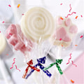 Miniatyrbild 5 av 5: 360 st 15 cm Lollipop-pinnar, Cake Pops-påsar och omslagssats - Inkluderar paketpåsar och metalliska vridband