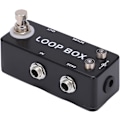 Miniatyrbild 1 av 5: Gitarr Loop-effektpedal för elgitarr, svart, True Bypass, kanalval för elbas