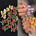 Miniatyrbild 5 av 5: Heytea 42 st Lyxiga Alloy Körsbärs Nagel Charm för Nagelsmycke 3d Nagelsmycke Charm Körsbär Nagelsmycke Tillbehör Strass Naglar Nagel Dekorationer Nagelsmycke