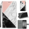 Miniatyrbillede 3 af 3: (Style 14) chooseu Etui til Huawei P Smart 2019 Læder Etui med Silikone Stødsikkert Wallet Flip Etui og Folio Stand Funktion Stilfuldt Mønster til Gir