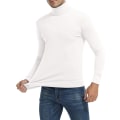 Miniatyrbilde 2 av 5: Herre Turtleneck Genser Slim Fit Topper Turtleneck Langermet Skjorte