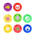 Miniatyrbilde 2 av 5: Tommelgrep, 8 stk. erstatning silikon analog kontroller joystick tommelspak grep hette deksel for Switch PRO