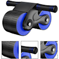 Miniatyrbillede 3 af 5: Ab Roller Træningsudstyr Automatisk Tilbagespring Abdominal Hjul AB Roller Core Træningsudstyr ABs Roller Hjul Gym Tilbehør Træning Hjemme Blue