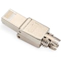 Miniatyrbillede 4 af 5: 360 Skærmet Cat6a Feltstik - Værktøjsfrit Rj45 Stik - 10gbase-t 500 Mhz - Awg 26/7 Til 22/1